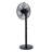 16" Oscillating Standing Floor Fan with Remote Control Timer Adjustable Tilt 12 Speeds Setting