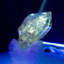 Pétrole inclus quartz. Santa Fe, Nouveau-Mexique, États-Unis