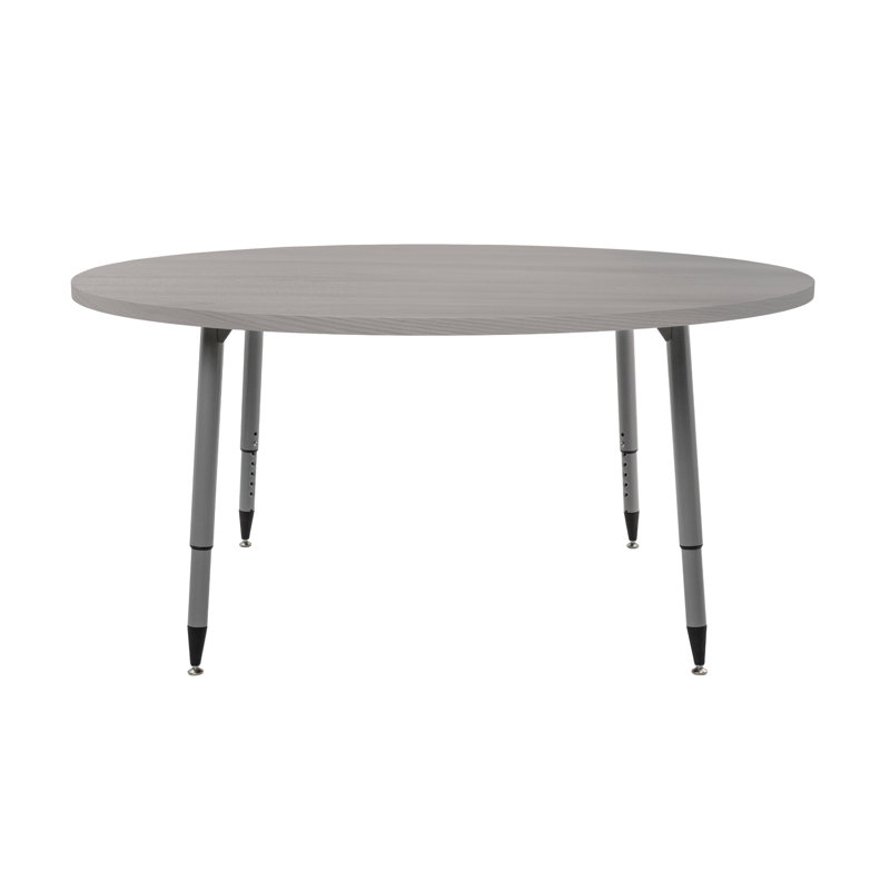 Table d'activité 48 po Adapte, 48 po x 36 po, Bois gris clair / argent