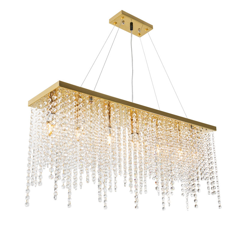 Johnroe 7 - Light Gold Crystal Pendant