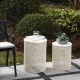 Ensemble de tables gigognes en acier