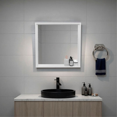 Armoire de toilette murale blanche avec rangement