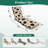  Outdoor Indoor 3'' Lounge Patio Cushion Leopard animal print seamless Water-Resistant Chaise Lounge Cushion for Chair Patio Furniture Seat Cushion