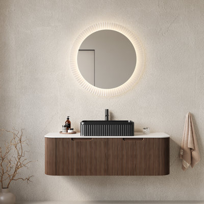Rangement mural élégant en céramique pour la rénovation de votre salle de bain