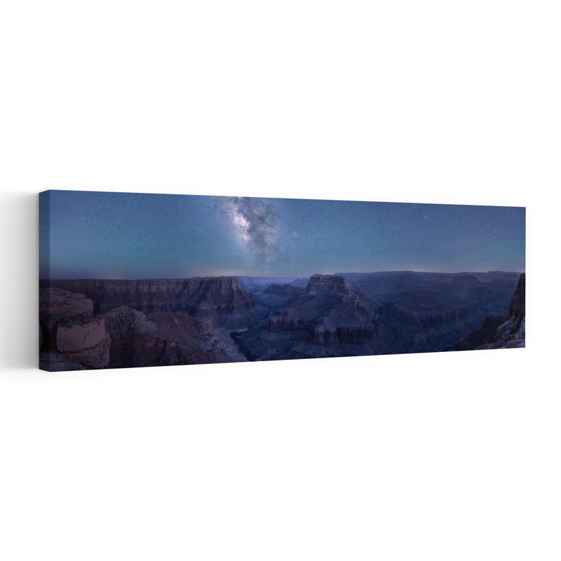 Grand Canyon Cosmic Night by Willa Wei - Wrapped Canvas Panoramic Print, 50.8 cm H x 152.4 cm W