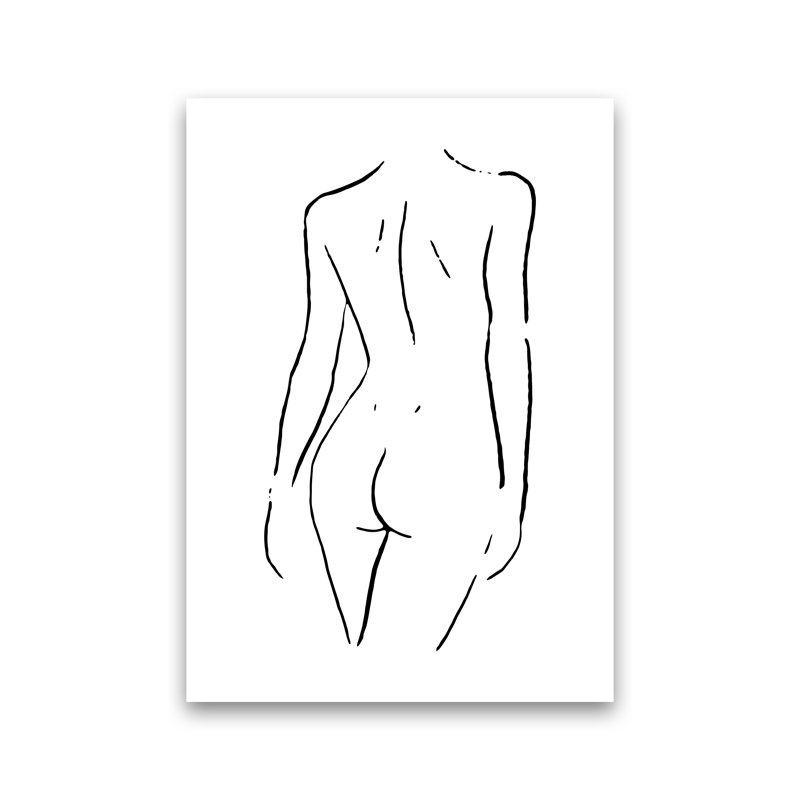 Body Sketches I - Female - Print, Paper, 59cm H x 42cm W x 1cm D