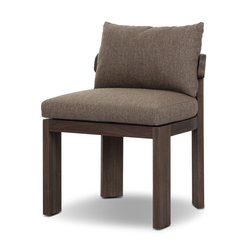 Chaise de salle à manger d'extérieur Jackson, Ellor brun