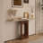 Traditional Nut-Brown Solid Wood Console Table-199013171
