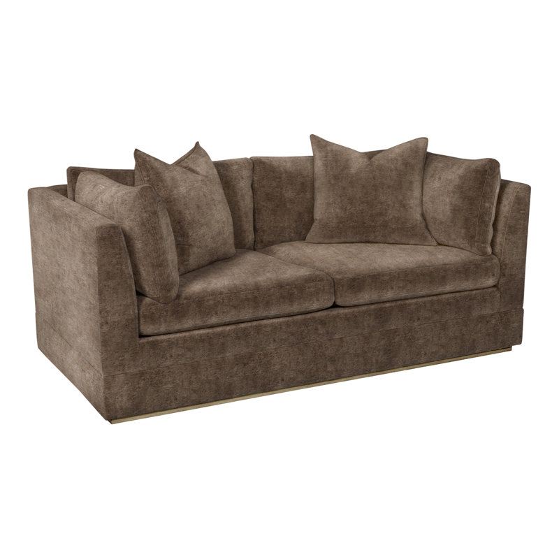 Thom Filicia Home 70.5'' Square Arm Loveseat, Hampton, Worthy Snow