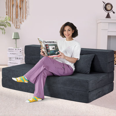 Grand canapé-lit 60 po convertible et pliable