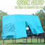 Tente de trampoline 12 pi (tente seulement), ajustement pour trampolines ronds, abat-jour avec lumière DEL, accessoires de trampoline d'extérieur, anti-déchirure, bleu-124901711-124901713