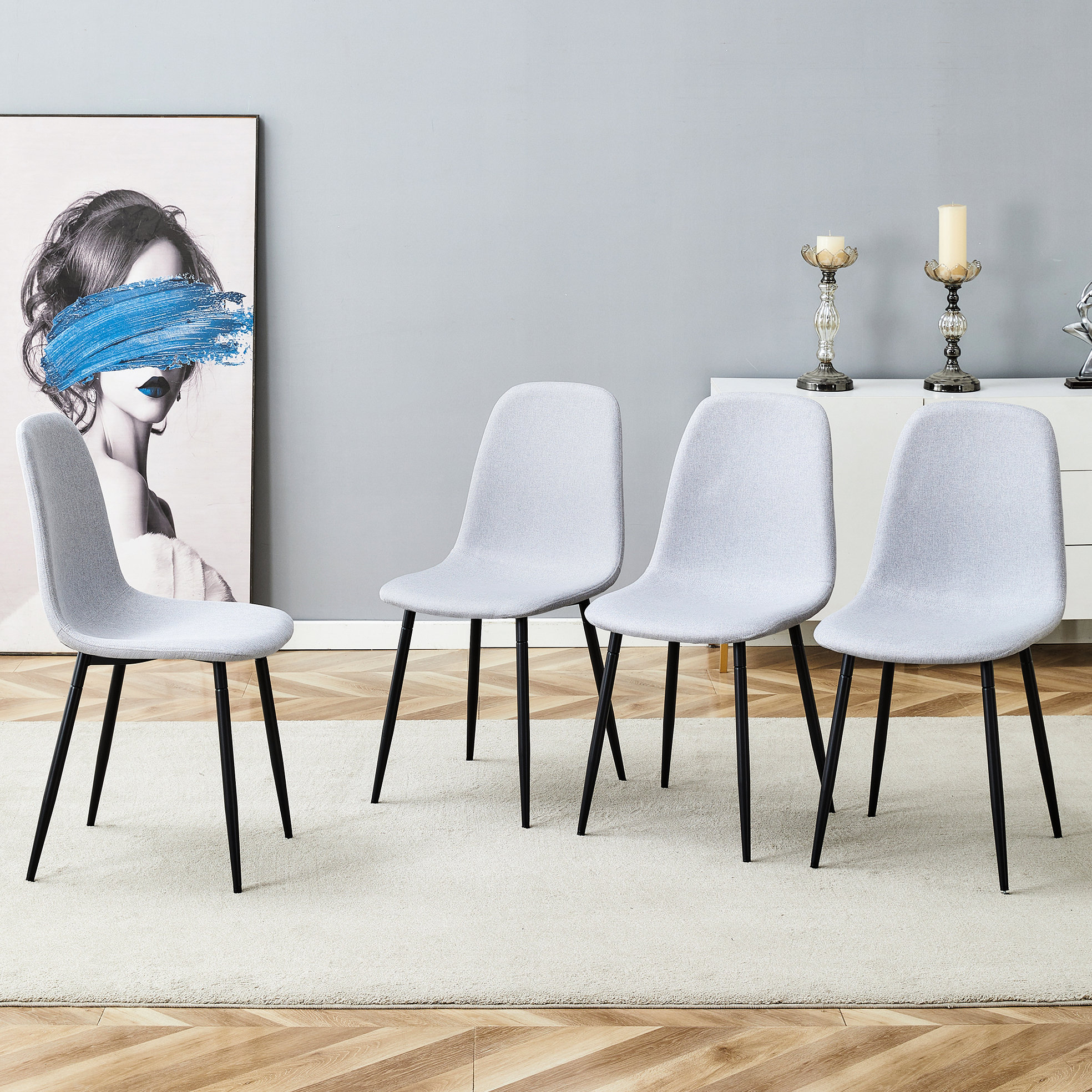 Corrigan Studio Grey Dining Chair Assortment. Modern Home Interior ...