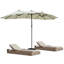 Parasol de marché éclairé 13 pi avec base-60568227