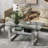 Marik Glass Top Single Coffee Table