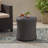Arabella Wicker Side Table Featuring weather-resistant properties and a unique plastic blend material,Patio Tables-1634060475