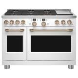 Café 48" Dual Fuel Sealed Burners Double Oven
