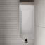 Baignoire de trempage blanche en coin gauche avec trop-plein et bonde escamotable en acrylique 59 "x 29,5" MonBlari-132934691-126347336-130543459