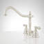 Victorian Widespread Bathroom Faucet with Lever Handles-72887748