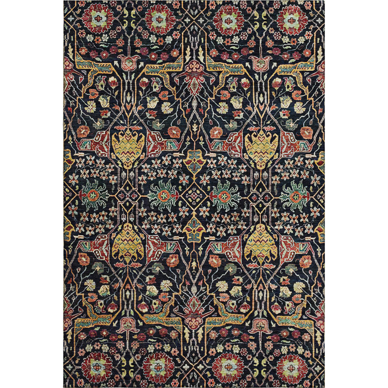 Tapis de qualité mondiale lavable à la machine Premium AMD1132, Rectangle 2 pi 6 po x 3 pi 10 po