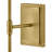 Janis Medium Single Light Sconce with White Linen Shade-829642236