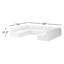 Grant 154" Wide Outdoor U-Shaped Patio Sectional with Cushions-1252166381