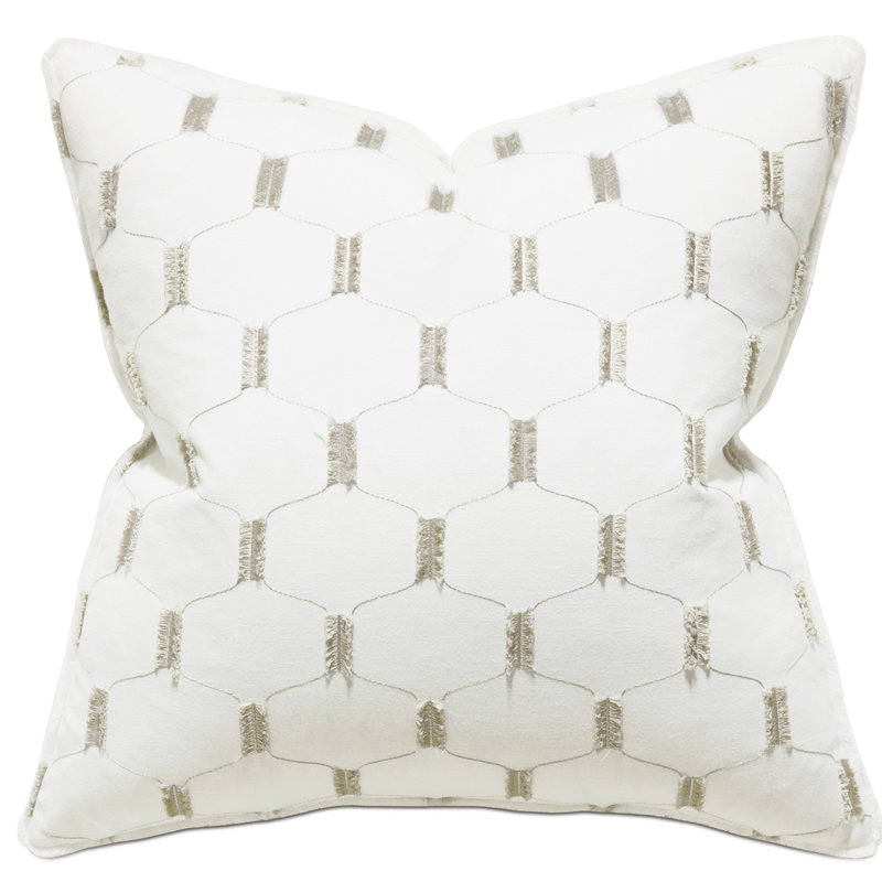 Charlie White Polyester Piece Sham