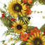 Couronne de tournesol et bourdon 26 po