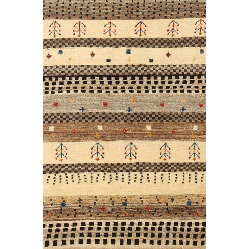 Tapis de la surface crème en laine touffeté à la main Gwen