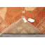 Tapis cachemire orange en laine noué à la main 4 x 6