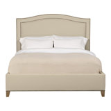 Caroline/Casey Queen Upholstered Low Profile Panel Bed