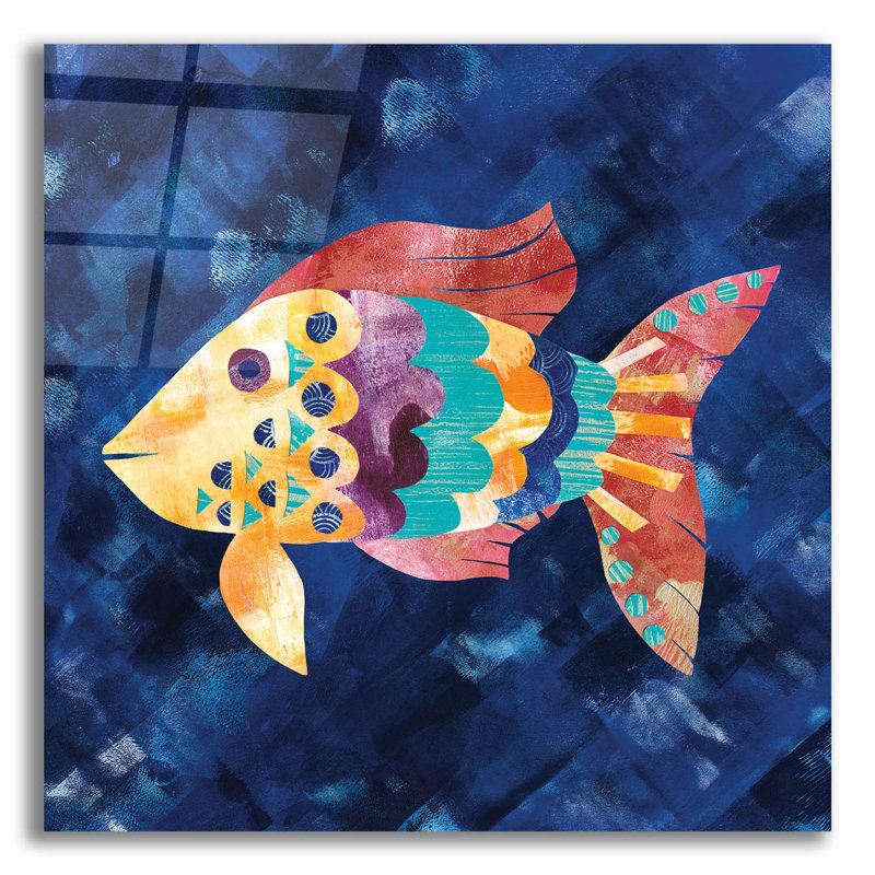 «Boho Reef VI» par Wild Apple Portfolio, art mural en verre acrylique