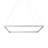 Atria Integrated LED Linear Pendant Height Adjustable ETL Certified Square Chandelier Lighting-663484629-663484631