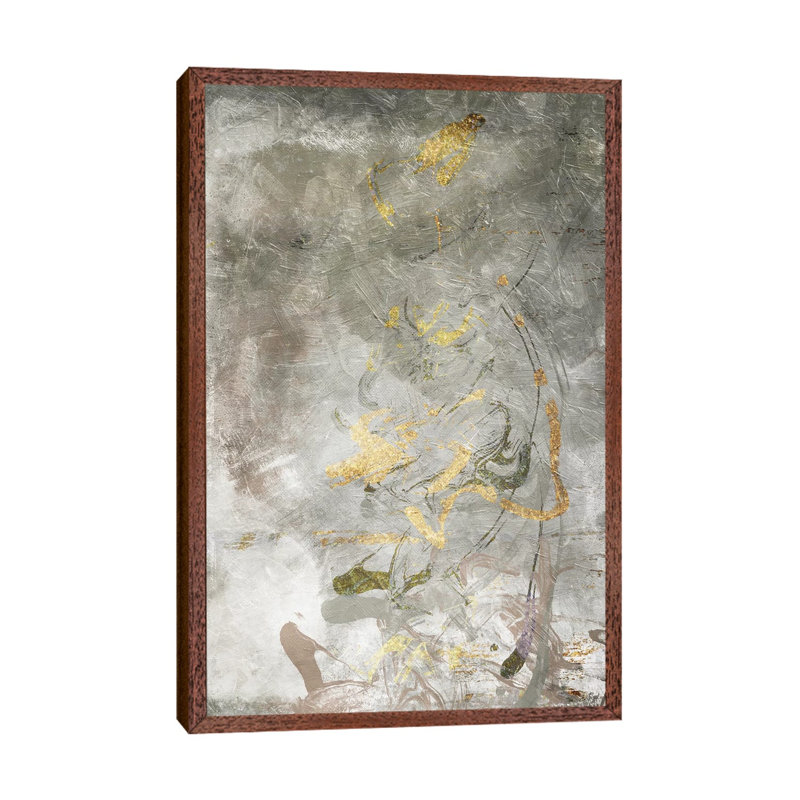 Find Yourself Neutral by Mlli Villa - Print on Canvas, 101.6cm H x 66.04cm W x 3.81cm D, Classic Brown Wood Floater Framed