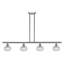 Luminaire suspendu pour îlot de cuisine 4 lumières Larrick-405397195