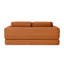 Canapé-lit pliant convertible 2-en-1, canapé-lit en velours côtelé moderne avec 2 * coussins, canapé-lit futon rembourré avec lit escamotable avec lit escamotable, canapé-lit modulaire pliant pour le salon orange-57595087