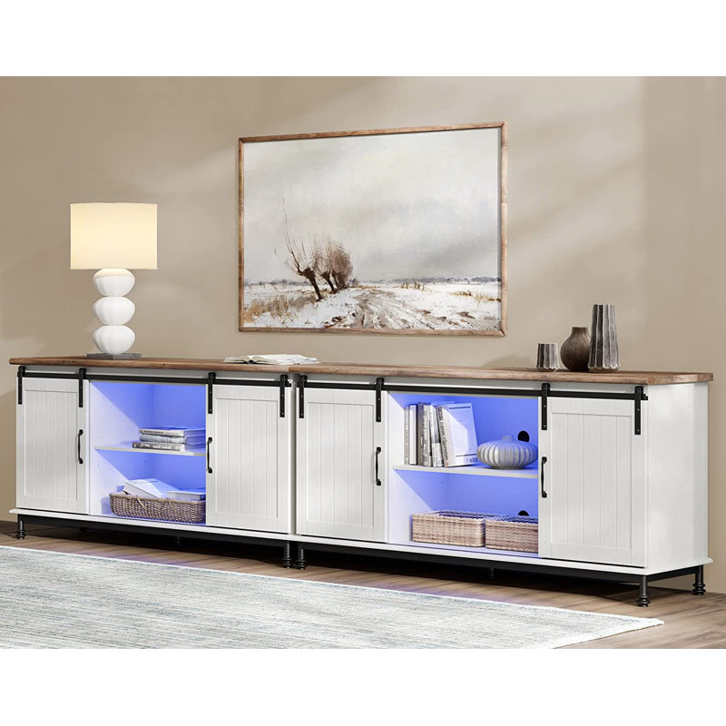 Crédence de rangement l 58 po Wandell, Bleu