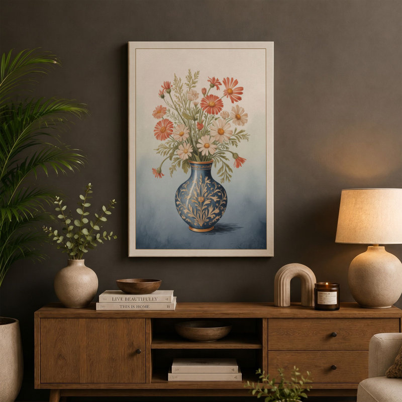 Print, 36x24 - 91.4 x 61.0 cm, Teal Border