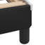 Cadre de lit vidaXL avec DEL sans matelas Zadar noir et blanc 90 x 190 cm-121202997-121202998