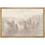 «Woodland Forest Landscape Misty Forest Soft Neutral Landscape Illustration Modern Large Large Canvas Art, art mural»-111666116-108480531-108480526