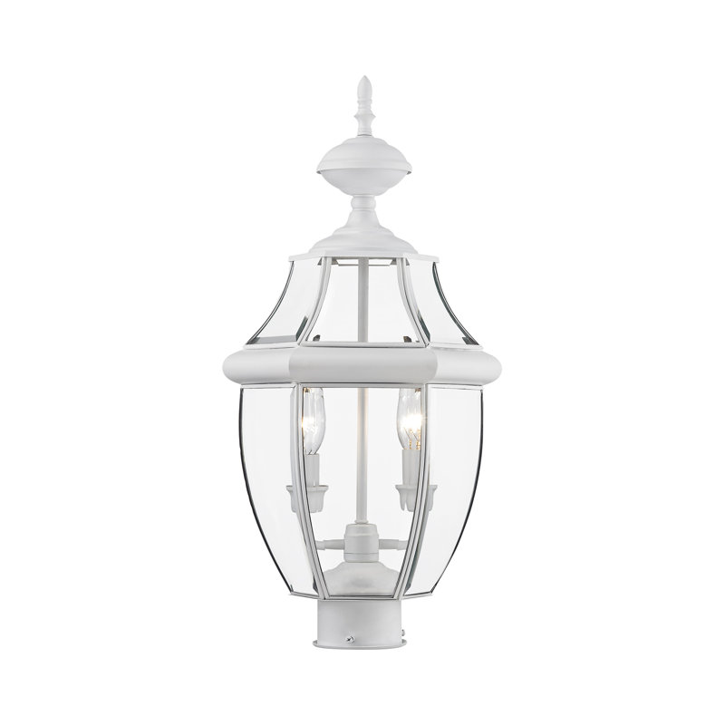 Arelene Lantern Head, 21.5" H x 10.5" W x 10.5" D, White