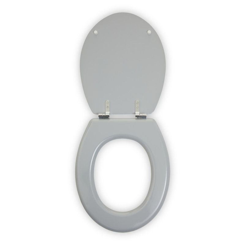 Clarimond Elongated Standard Toilet Seat, Matt Grey