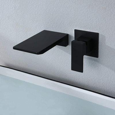 Waterfall Wall Mounted Bathroom Faucet