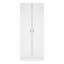 Armoire-penderie avec tringle, blanche