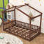 Structure de lit en bois avec clôture Akeiba, pour enfants, adolescents-152408759-152408757