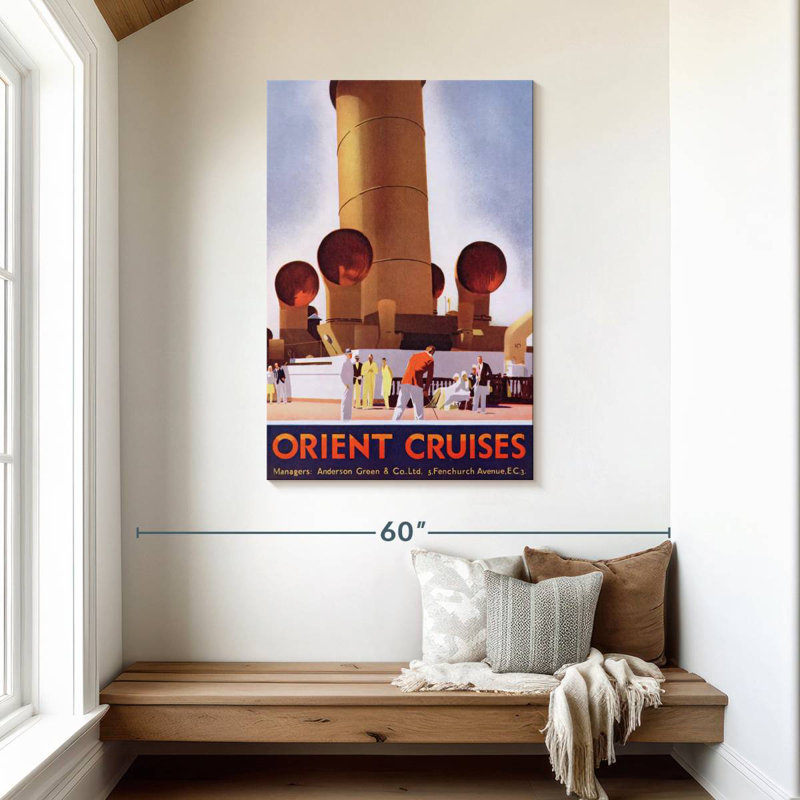 Mehar Orient Cruises, 45" H x 30" W