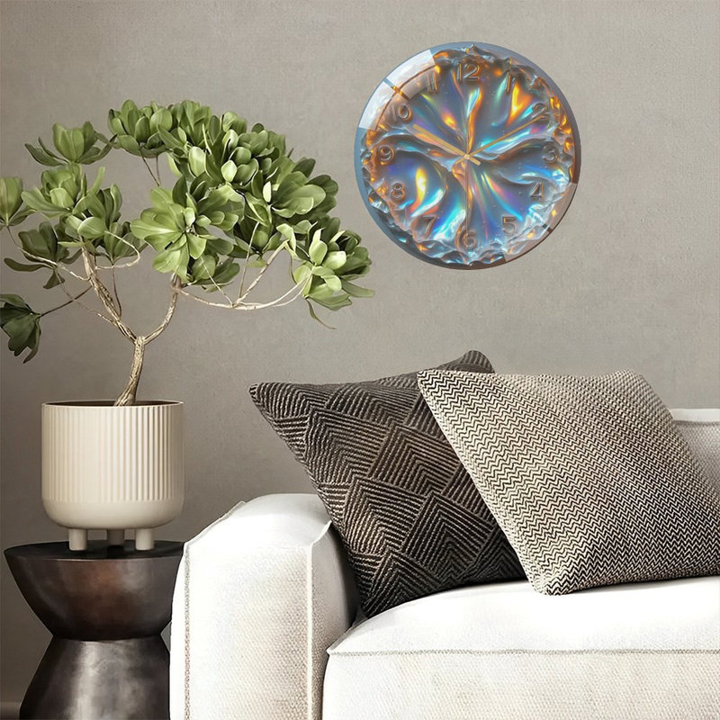 Horloge murale Iridescent