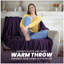 Teddy Popcorn Waffle Throw Blanket Soft Warm Cosy Lightweight Waffle Decorative Blanket for Sofa Couch Bed Bedroom Living Room-30331602-30323661