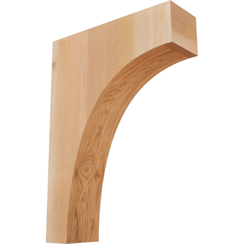 Huntington Corbel, H 16 po x l 3,5 po x P 12 po, Lisse, Cèdre rouge
