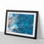 Aerial View of a Blue Ocean in Australia - Picture Frame Graphic Art Print on MDF-55682967-55682969