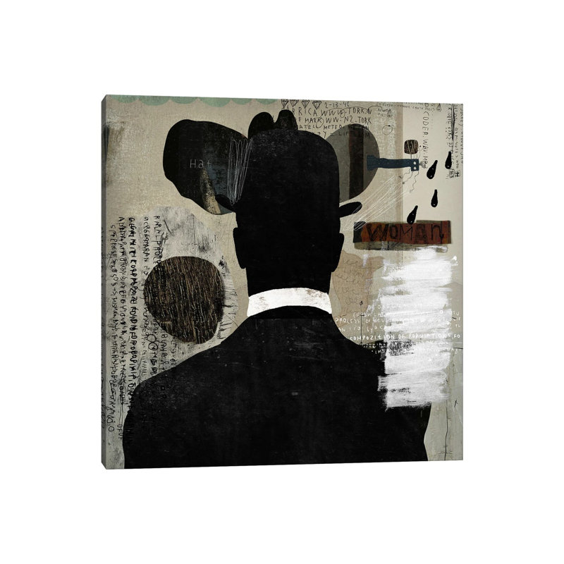 Mystery Man - Wrapped Canvas Print, 30.48 cm H x 30.48 cm W